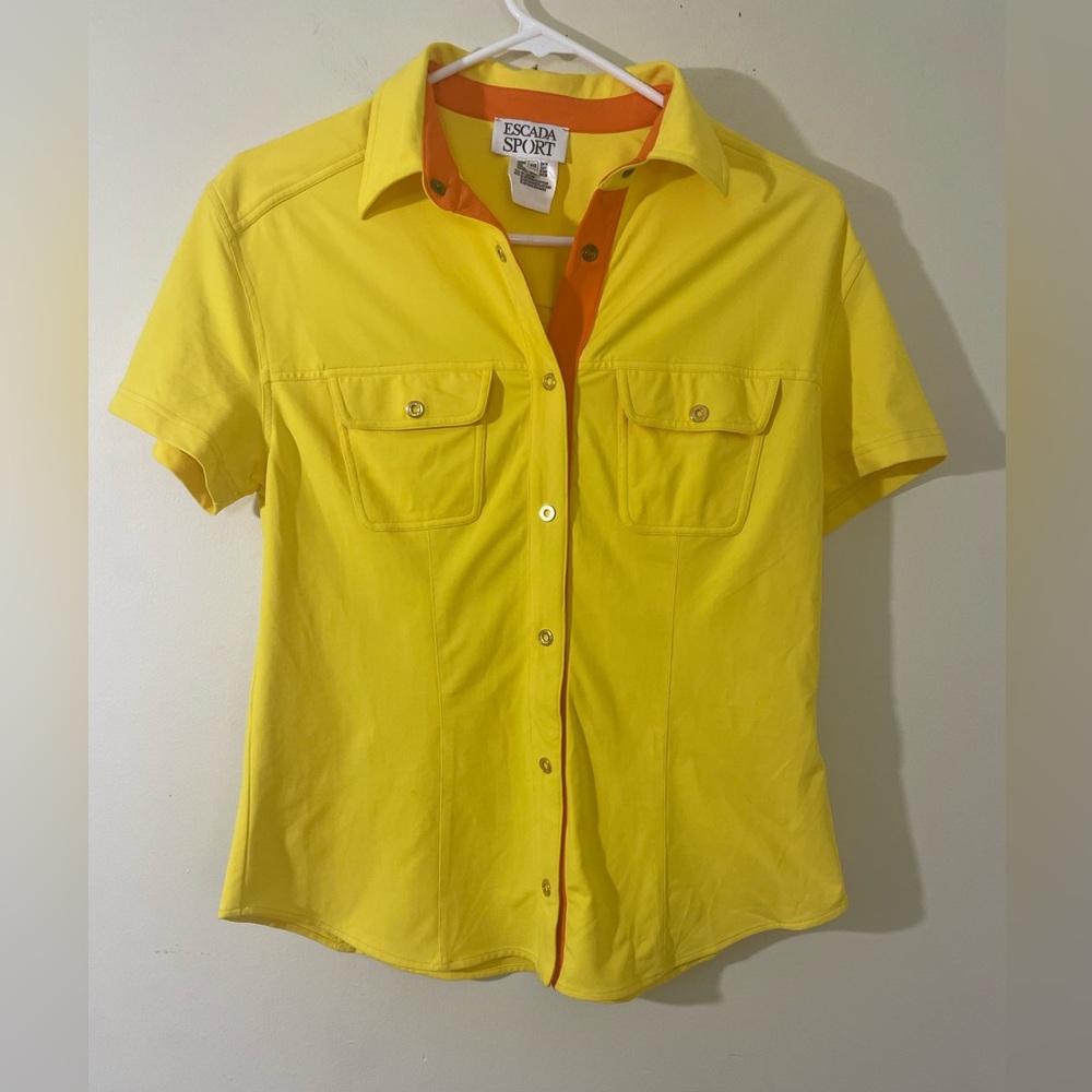 Vintage‎ Y2K Men’s Guido Button Down Disco Shirt Size Small Preppy Old Money